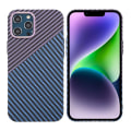 Pikkukuva 1 / 6: Kolfiber Skal iPhone 12 Pro Max - Lila & Blå Multicolor