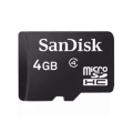 Miniatyrbillede 1 af 2: SanDisk Micro SD HC Minneskort 4 GB