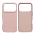 Mobilskal Mjukt Silikon för iPhone 17 Pro - Sandrosa Rosa