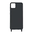 Pikkukuva 4 / 4: iPhone 11 Pro Max Silikonskal med Rem/Halsband - Svart Black