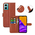 Pikkukuva 5 / 5: Xiaomi Redmi 10 5G Plånboksfodral med Stativ - Brun Brown