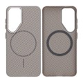 Pikkukuva 1 / 3: Samsung Galaxy S25 Plus Mobilskal Carbonmönstrad - Grå Grey