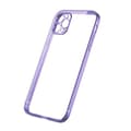 iPhone 12 Pro Mobilskal med Kameraskydd - Lila/transparent Lila