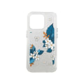 Miniatyrbillede 1 af 6: iPhone 14 Pro Mobilskal med motiv - Blå Blad Blue