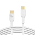 Miniatyrbillede 1 af 4: USB C till USB C Kabel 1m Rvelon - Vit White