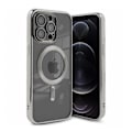 Miniatyrbillede 1 af 5: Luxury Mobilskal med Magsafe iPhone 12 Pro Max - Silver Silver
