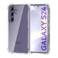 Samsung Galaxy S24 Stöttåligt Mobilskal - Transparent Transparent