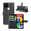 Miniatyrbillede 5 af 6: Google Pixel 5A Plånboksfodral med Stativ - Svart Black