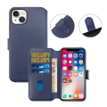 Pikkukuva 5 / 5: iPhone 15 Plånboksfodral Läder Rvelon - Blå Marine blue