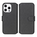 Pikkukuva 1 / 5: iPhone 16 Pro Max Plånboksfodral Äkta Läder Rvelon - Svart Black