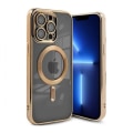 Miniatyrbillede 1 af 5: Luxury Mobilskal med Magsafe iPhone 13 Pro Max - Guld Gold