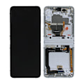 Pikkukuva 1 / 4: Samsung Galaxy Z Flip 3 5G 2021 (F711) Skärm med LCD Display Original - Silver Silver