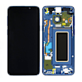 Miniatyrbild 1 av 5: Samsung Galaxy S9 (SM-G960F) Skärm med LCD Display Original - Korall Blå Ocean blå