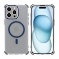 Miniatyrbild 1 av 5: iPhone 15 Pro Max Rvelon Mobilskal Magnet med Kantskydd - Blå Blå