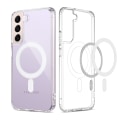 Miniatyrbillede 1 af 3: Samsung Galaxy S22 Mobilskal Hybrid med Magsafe - Transparent Transparent