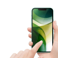 Pikkukuva 4 / 4: Skärmskydd iPhone 13/13 Pro/14 - 3D Härdat Glas Svart (miljö) Black