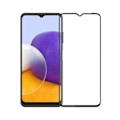 Pikkukuva 1 / 5: Skärmskydd Samsung Galaxy A22 5G - 3D Härdat Glas Svart Black