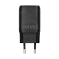 Miniatyrbild 3 av 4: Rvelon Väggladdare 2x USB-C + USB-A 65W GaN - Svart Svart