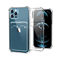 Pikkukuva 1 / 3: iPhone 11 Pro Max Stöttåligt Skal med Korthållare - Transparent Transparent