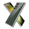 Miniatyrbillede 1 af 3: Samsung Galaxy S24 Ultra Stöttåligt Mobilskal - Transparent Transparent