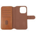 Miniatyrbillede 6 af 10: iPhone 15 Pro Plånboksfodral Magnet Rvelon - Brun Brown