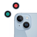 Miniatyrbild 1 av 2: iPhone 14 Plus Kameralins med Ram - Blå Blå