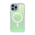 Miniatyrbild 3 av 3: iPhone 13/12 Pro Max Stöttåligt Mobilskal Magsafe Reflektionsfärg - Grön Grön