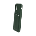 Pikkukuva 3 / 4: iPhone 11 Silikonskal med Korthållare - Militärgrön Dark green