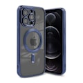 Miniatyrbillede 1 af 5: Luxury Mobilskal med Magsafe iPhone 12 Pro Max - Mörkblå Dark blue