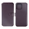 Miniatyrbillede 1 af 10: iPhone 15 Pro Max Plånboksfodral Läder Rvelon - Lila Purple