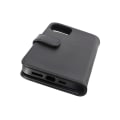Miniatyrbillede 3 af 6: iPhone 14 Plånboksfodral Läder Rvelon - Svart Black