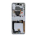 Pikkukuva 3 / 4: Samsung Galaxy Z Flip 3 5G 2021 (F711) Skärm med LCD Display Original - Silver Silver