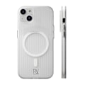 Miniatyrbild 1 av 3: iPhone 13/14 Mobilskal Korrugerad med Magsafe Rvelon - Vit Vit