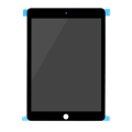 Pikkukuva 1 / 2: iPad Air 2 Skärm/Display - Svart Black