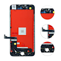 Pikkukuva 4 / 6: iPhone 8 Plus LCD Skärm DTP - Svart (Tagen från ny iPhone) Black