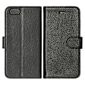 Pikkukuva 1 / 6: iPhone 6/6S Plånboksfodral Läder med Stativ - Svart Black