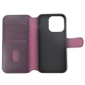 Pikkukuva 4 / 10: iPhone 15 Pro Plånboksfodral Läder Rvelon - Lila Purple