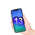 Pikkukuva 8 / 8: Skärmskydd iPhone 13 Pro Max/14 Plus - 3D Härdat Glas Svart Black