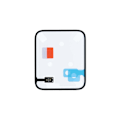 Miniatyrbild 1 av 2: Apple Watch 3 42mm GPS Sensor Flexkabel