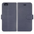 Pikkukuva 1 / 6: iPhone 6/6S Plånboksfodral Läder med Stativ - Mörkblå Dark blue
