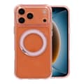 Glitrende MagSafe-cover til iPhone 17 Pro Max og 18 Pro Max med roterende stativ - Rosa pink