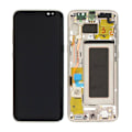 Miniatyrbild 1 av 3: Samsung Galaxy S8 (SM-G950F) Skärm med LCD Display Original - Guld