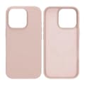 Mobilskal Silikon för iPhone 16 Pro - Rosa med Kameraskydd pink