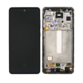 Miniatyrbillede 1 af 3: Samsung Galaxy A52s 5G Skärm med LCD Display Original - Vit White gold