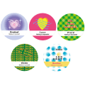 Miniatyrbilde 1 av 5: 5 ruller gullfolie Washi-teip, pastellfarget dekorativ maskeringstape for