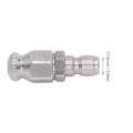 Miniatyrbillede 6 af 8: Trykspylerdyse 5000PSI Rustfrit Stål 1/4in NPT Hurtigkobling til Rengøring Spidshoved 1 Forreste Hul 6 Bageste Hull