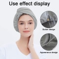 Miniatyrbilde 4 av 5: Mikrofiber Hår Turban for Tørking av Hår, Ultra Absorberende & Myk