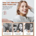 Miniatyrbillede 3 af 5: Mikrofiber Håndklæde til Hår, Perfekt til Krøllet, Langt og Tykt Hår,