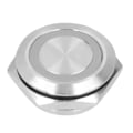 Miniatyrbilde 8 av 8: 5 stk Momentære Trykknapper Metall Auto Reset Ultra Tynn Vanntett med LED 22mm AC220V Rød