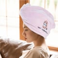 Miniatyrbillede 4 af 5: Hår turban ultra absorberende, hurtigtørrende hår turban blød, anti